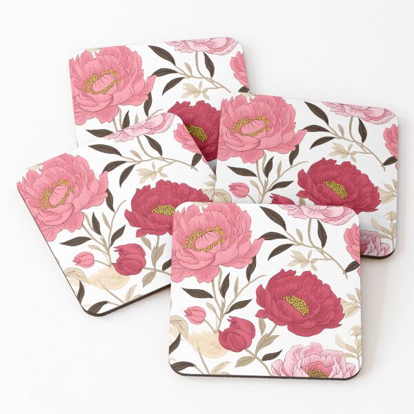 Item preview, Summer Peony Floral Design designed and sold by peachculture.