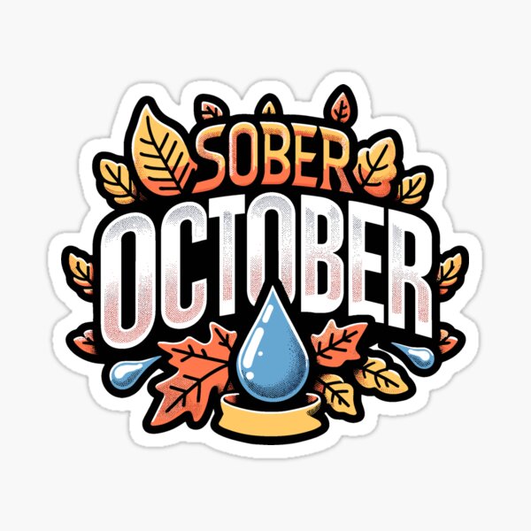 Item preview, Sober October Autumn not Drinking designed and sold by ElLocoMus.