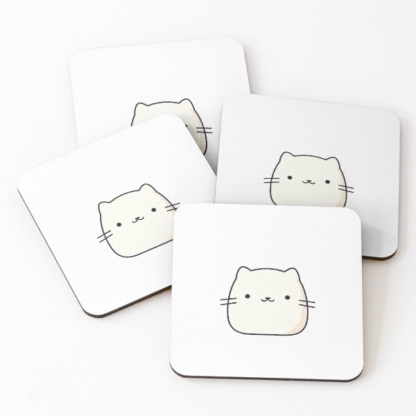 Item preview, Elegant White Cat - Graceful Feline Portrait designed and sold by websajtovinis.