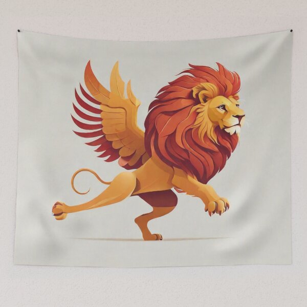 Item preview, The Winged Lion 18 designed and sold by AIfolklore.
