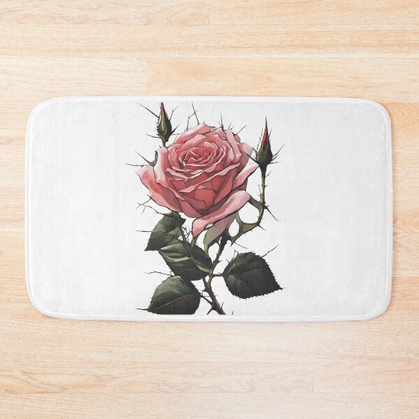 Item preview, rose flower with thorns designed and sold by Periush.