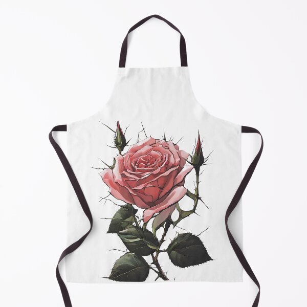 Item preview, rose flower with thorns designed and sold by Periush.
