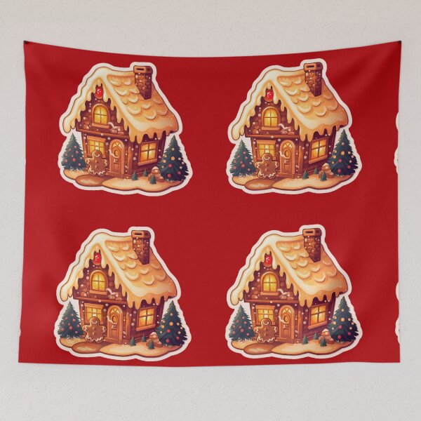Item preview, Gingerbread house - sugary and sweet moods designed and sold by AI-Only Creations.