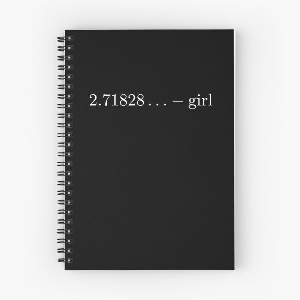Item preview, e-girl math joke 2 number 2,71828 white color latex designed and sold by xiape.