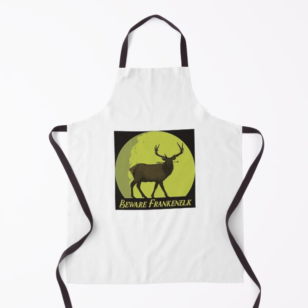 Item preview, Beware Frankenelk - Elk in Front of Full Moon with Arrow through his Neck designed and sold by ThomaHouse.