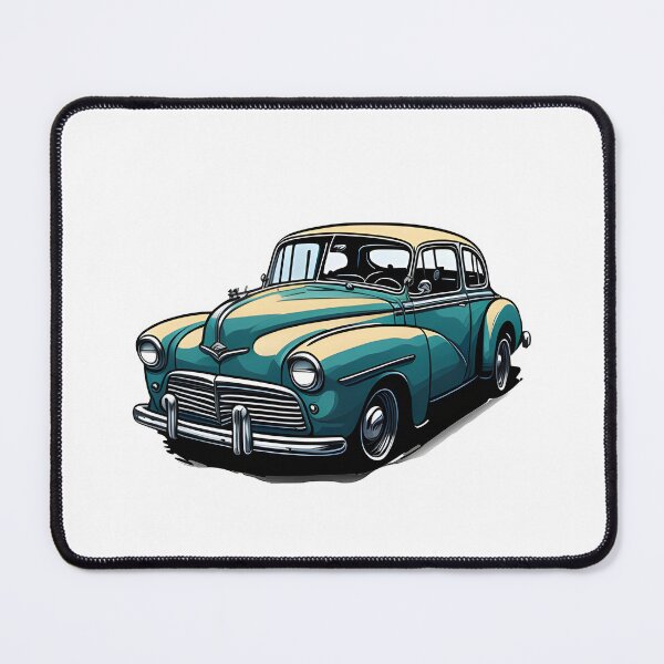 Item preview, Vintage classic Green car designed and sold by ReyyShop.