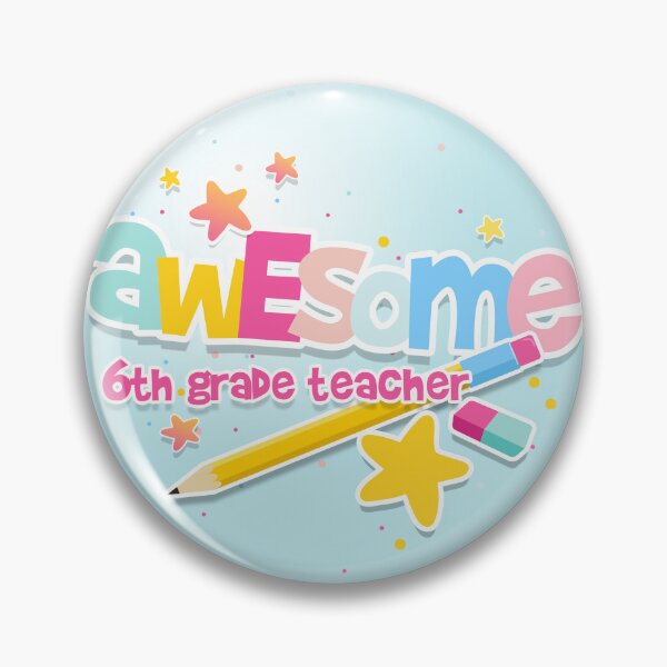 Item preview, Awesome 6th grade Teacher,  6th grade Teacher gift, Appreciation Gift, Thank you gift designed and sold by MAKEtoFIT.