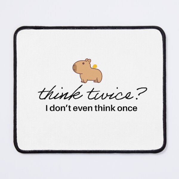 Item preview, Think twice? designed and sold by PocketRoom.