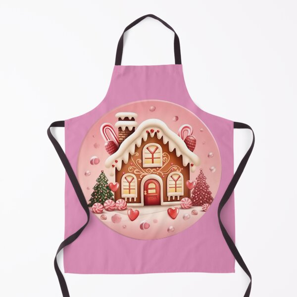 Item preview, Gingerbread house pink designed and sold by AI-Only Creations.