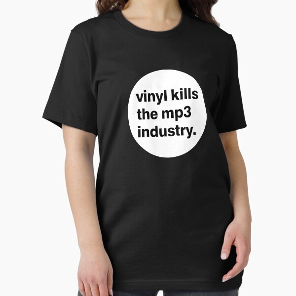 Item preview, Vinyl kills the mp3 industry. designed and sold by BedRock-Design.