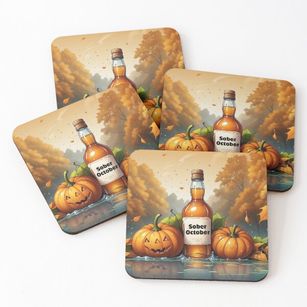 Item preview, Pumpkin Sober October Autumn not Drinking designed and sold by ElLocoMus.