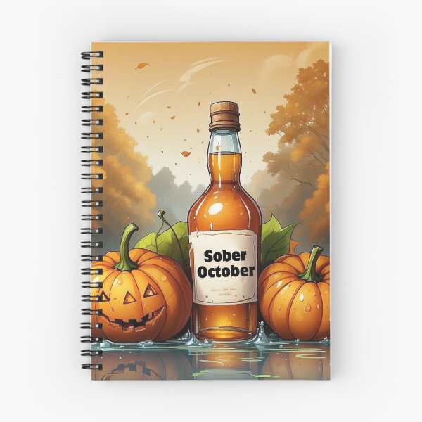 Item preview, Pumpkin Sober October Autumn not Drinking designed and sold by ElLocoMus.
