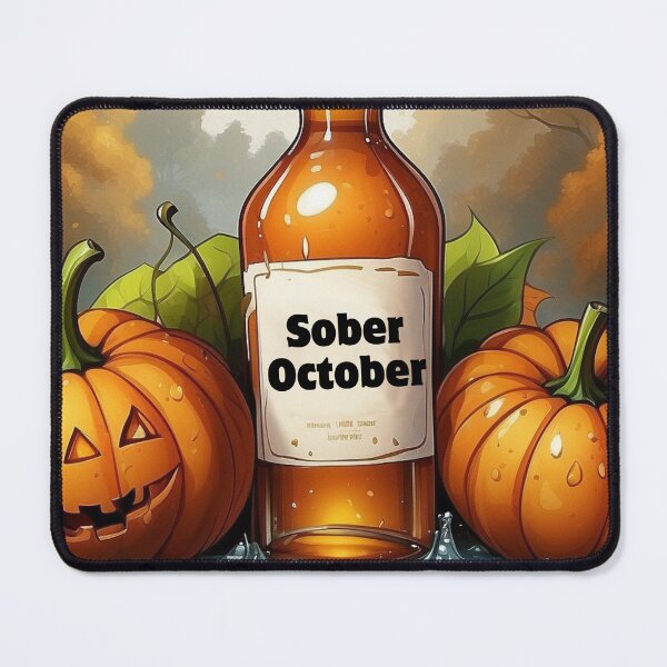 Item preview, Pumpkin Sober October Autumn not Drinking designed and sold by ElLocoMus.