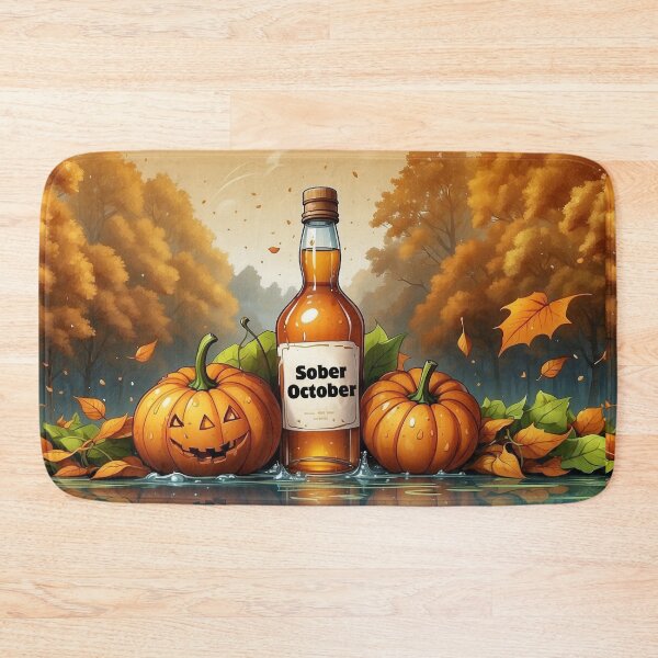 Item preview, Pumpkin Sober October Autumn not Drinking designed and sold by ElLocoMus.