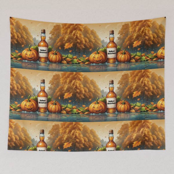Item preview, Pumpkin Sober October Autumn not Drinking designed and sold by ElLocoMus.