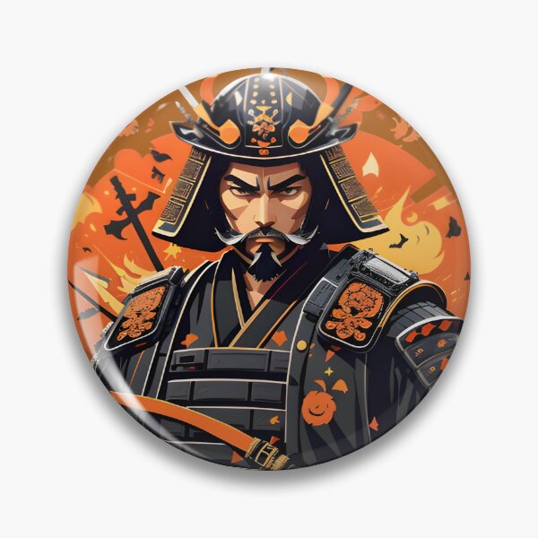 Aperçu de l'œuvre Samouraï d'Halloween créée et vendue par MoonRag.