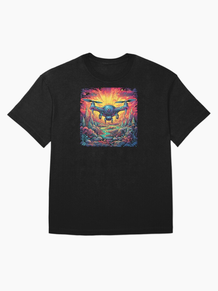 Thumbnail 3 of 7, Oversized T-Shirt, Drone: Psychedelic Drone Echoes designed and sold by Teesamust.