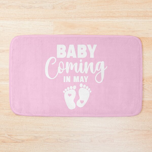 Item preview, New Baby Coming in May Pink or Blue Soon-to-Be Mom Pregnancy Announcement New Mommy Est. 2024 designed and sold by ARTsPlural.