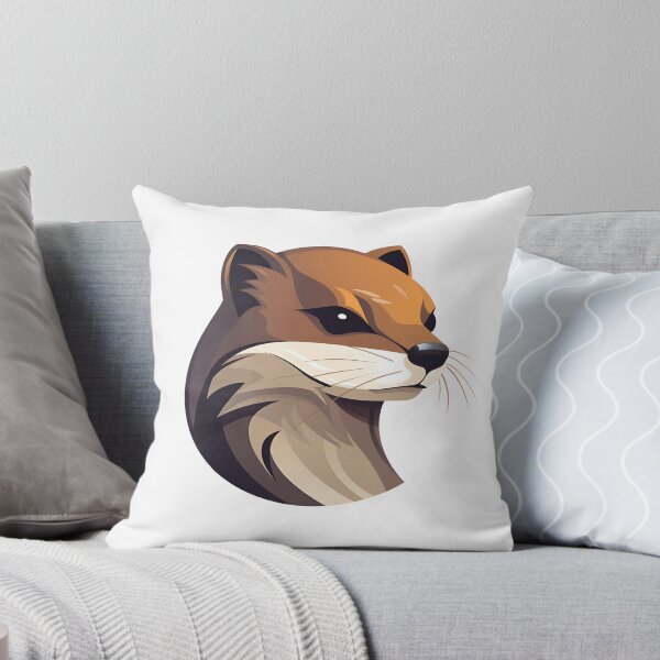 Item preview, Cartoon Style Mink Painting Drawing Logo Sticker, wall arts, Art Prints and More designed and sold by Kevin Lou.
