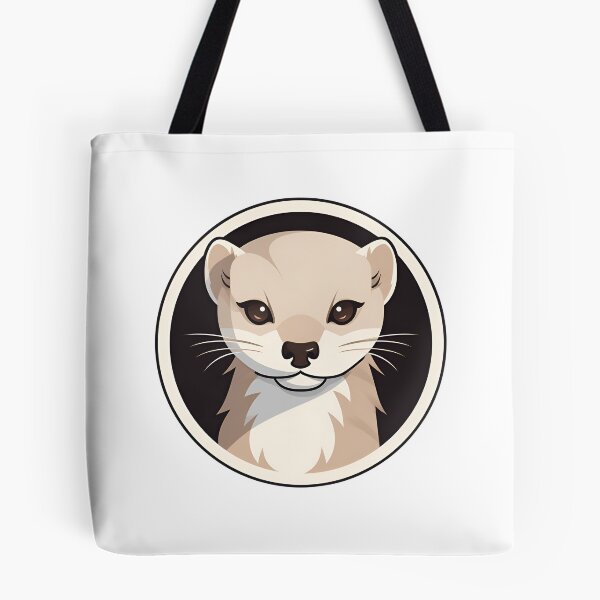 Item preview, Cartoon Style Mink Painting Drawing Logo Sticker, wall arts, Art Prints and More designed and sold by Kevin Lou.