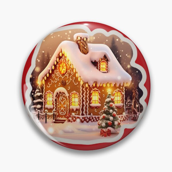 Item preview, Gingerbread house Christmas designed and sold by AI-Only Creations.