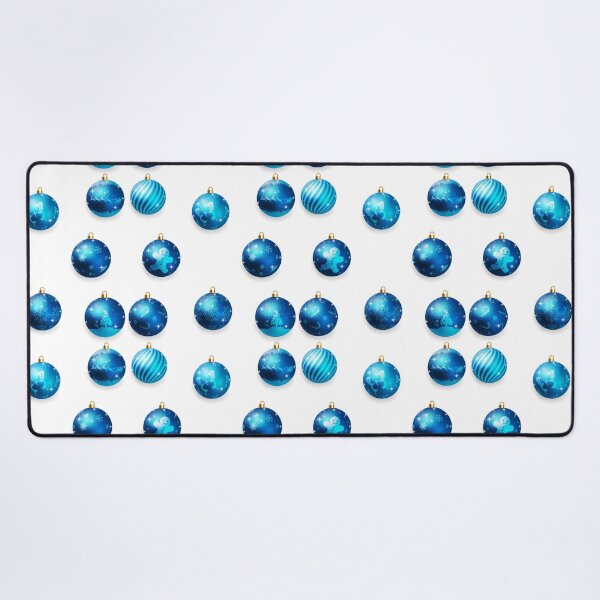 Item preview, Christmas Blue Ornaments designed and sold by silviaol.