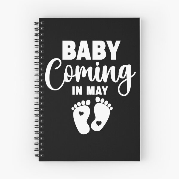 Item preview, New Baby Coming in May Soon-to-Be Mom Pregnancy Announcement New Mommy Est. 2024 designed and sold by ARTsPlural.