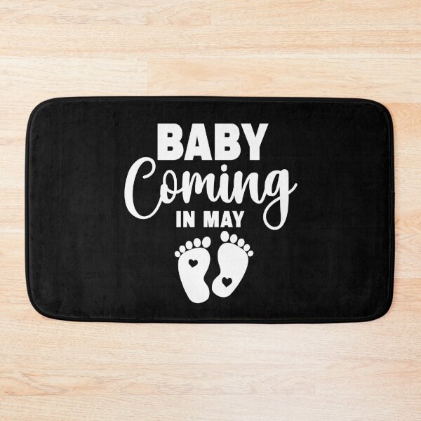 Item preview, New Baby Coming in May Soon-to-Be Mom Pregnancy Announcement New Mommy Est. 2024 designed and sold by ARTsPlural.