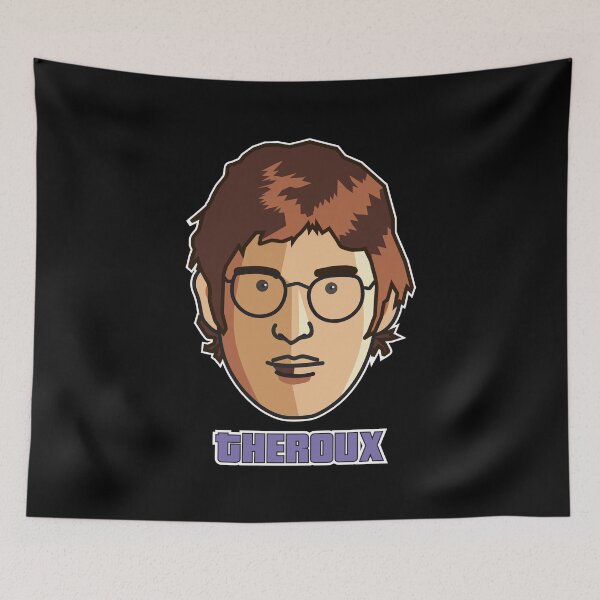 Item preview, louis theroux vector cartoon designed and sold by gomskyartstudio.