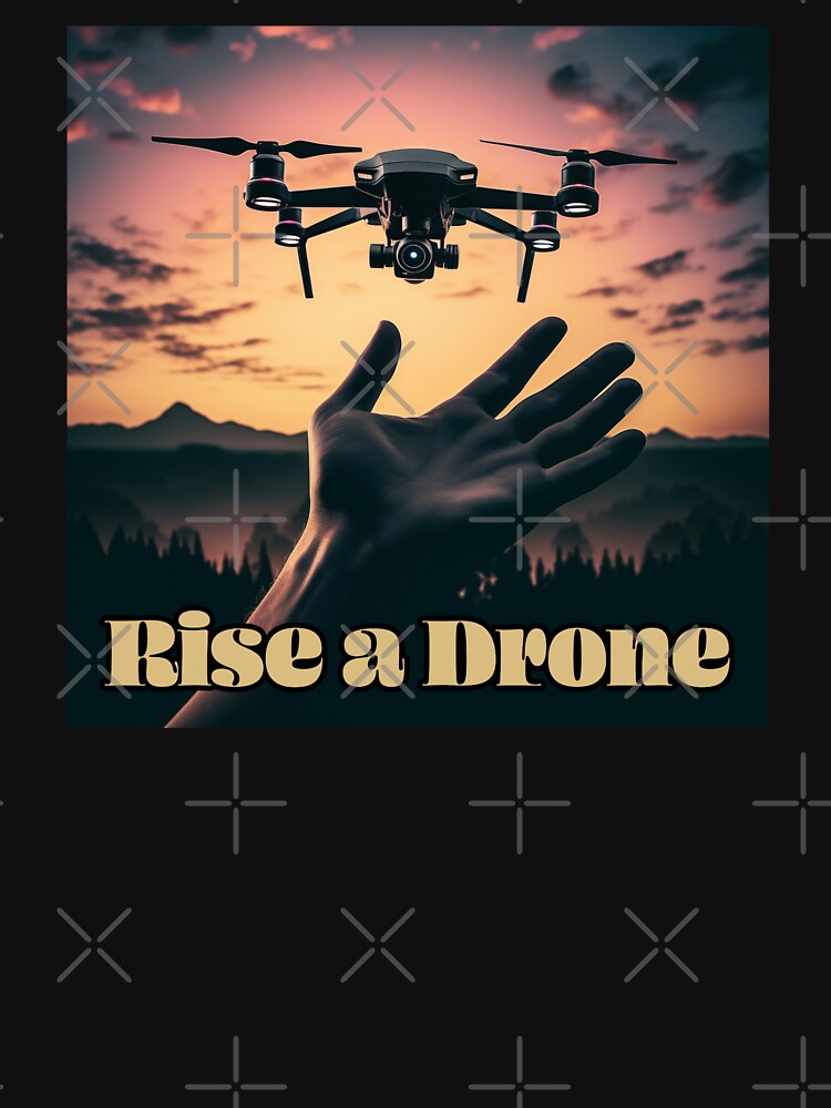 Thumbnail 7 of 7, Classic T-Shirt, Rise a Drone designed and sold by Teesamust.