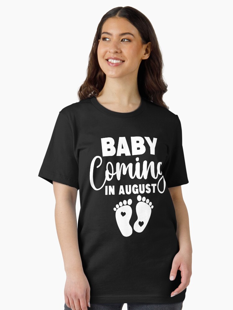 Pregnancy Announcement T Shirt Annonce Grossesse Maman Mignon