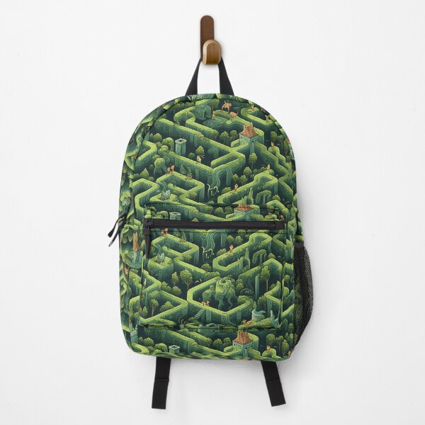 Item preview, Maze: Green Fantasy City Pattern 6 designed and sold by 4TeeToo.