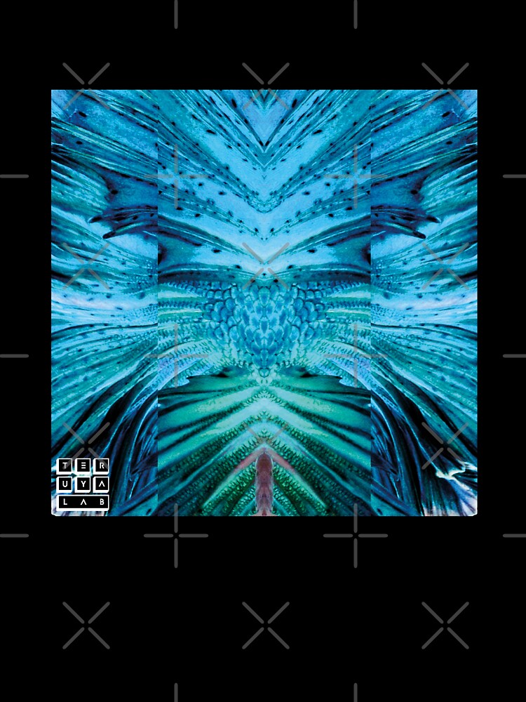 Thumbnail 7 of 7, Oversized T-Shirt, BETTA FINS BLUE AQUARIUM TERUYA LAB designed and sold by teruyalab.