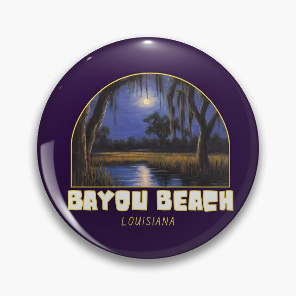 Artikelvorschau, Bayou Beach Louisiana Scenic Swampland Moonlight entworfen und verkauft von stargazerhill.