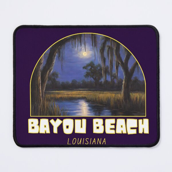 Item preview, Bayou Beach Louisiana Scenic Swampland Moonlight designed and sold by stargazerhill.