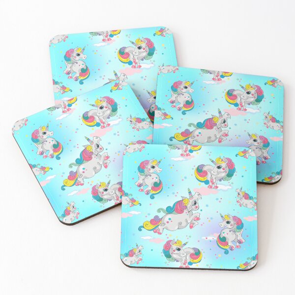 Item preview, Rainbow Unicorns  designed and sold by Sugar-Magnolia.