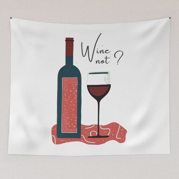 Item preview, Wine not? designed and sold by Sketch-Shack.