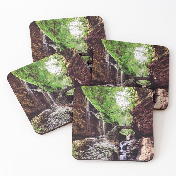 Item preview, Rainbow Falls at Watkins Glen State Park George Trail designed and sold by Mel Moreno.