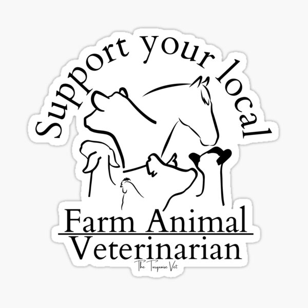 Vinyl Stickers 4x4 - Bulk order – I love Veterinary