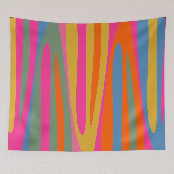 Item preview, Colorful Terzo Stripes Bright Abstract Pattern  designed and sold by kierkegaard.