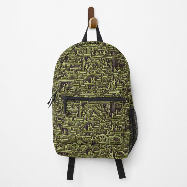 Item preview, Relief: Green Fantasy Maze Pattern 1 designed and sold by 4TeeToo.