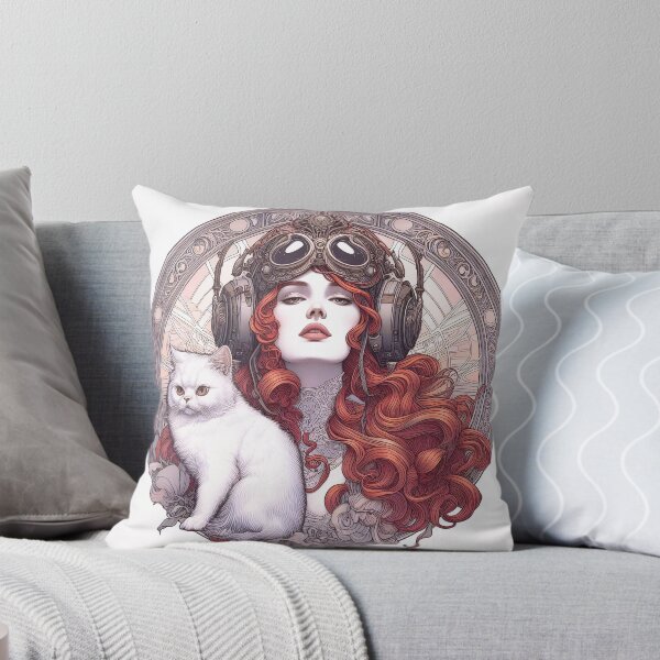 Item preview, Girl and white cat n.13 designed and sold by Carnisch.