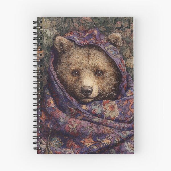 Item preview, William Morris, Baby Bear Wrapped In A Scarf   designed and sold by SapphireKunai.