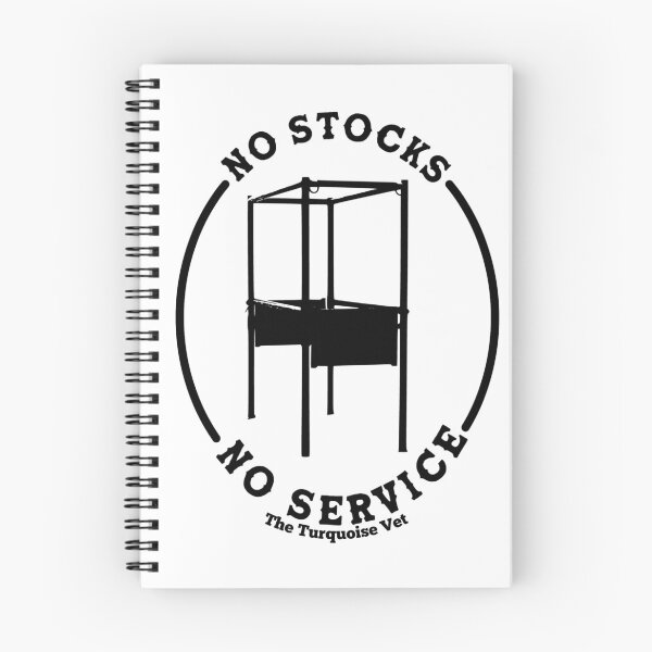 Item preview, No Stocks No Service designed and sold by TheTurquoiseVet.