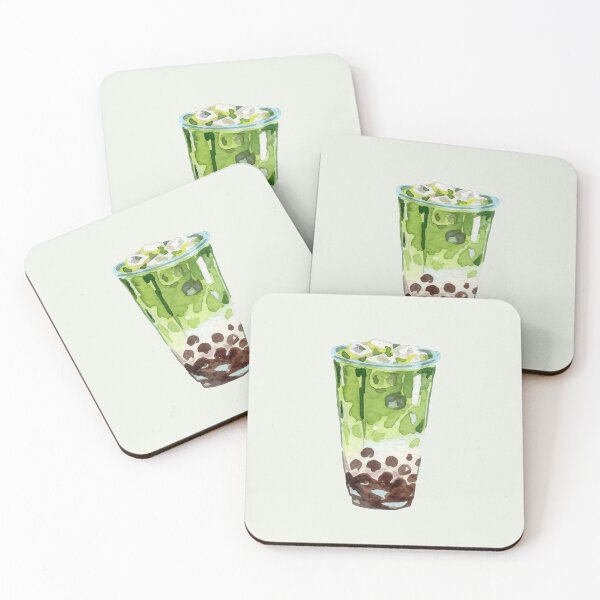 Item preview, Matcha bubble tea  designed and sold by WildStudiio.