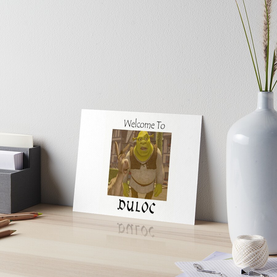 Duloc Shrek Sign