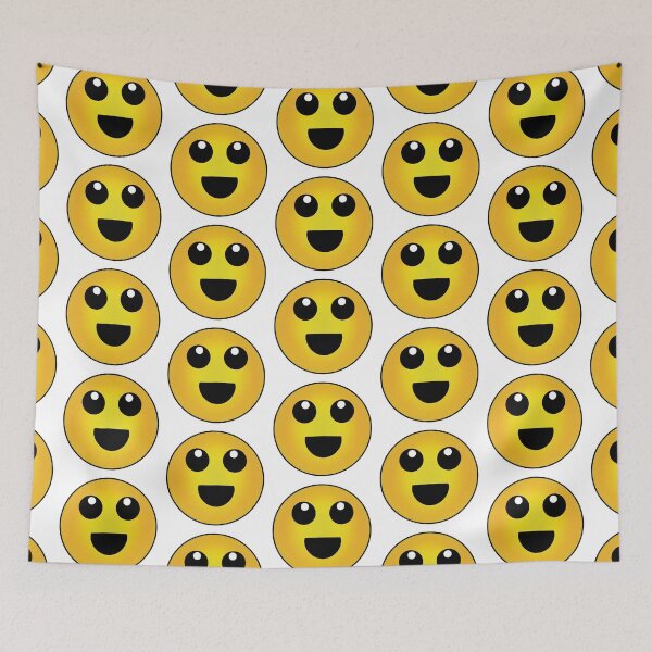 Item preview, Cute open smile face emoji  designed and sold by MegMadeCrafts.