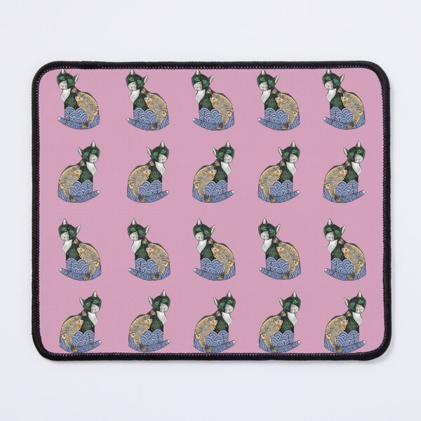 Item preview, yakuza cat-purpple collor pattern designed and sold by StudioViArt.