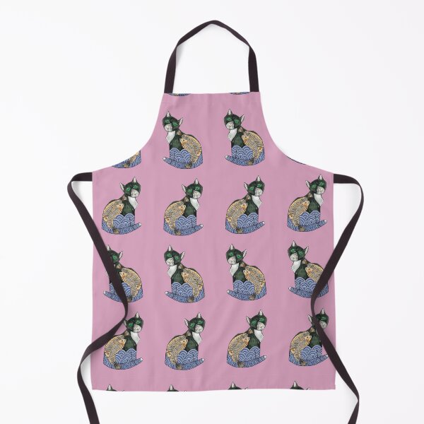 Item preview, yakuza cat-purpple collor pattern designed and sold by StudioViArt.