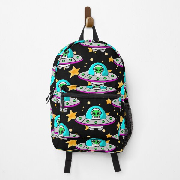 Item preview, Alien Spaceship Cartoon Stars Pattern designed and sold by BettySpicer.
